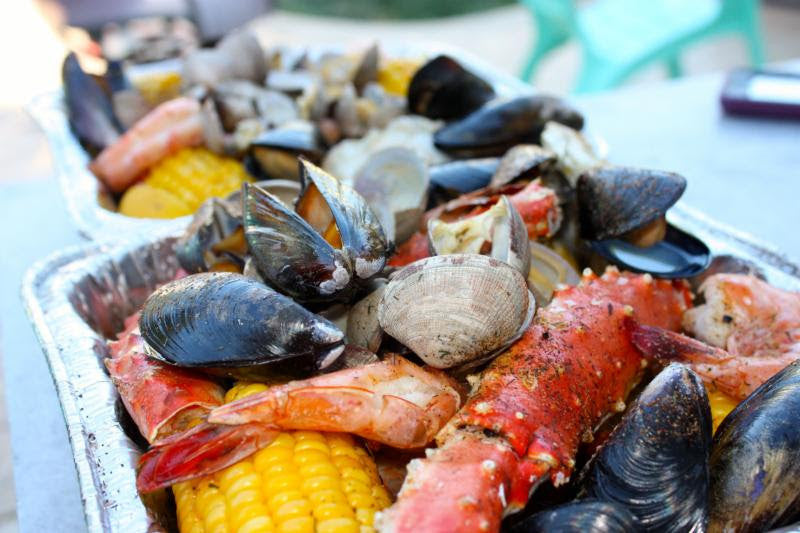 Seafood Clam Bake on the Grill OlympiaSeafood