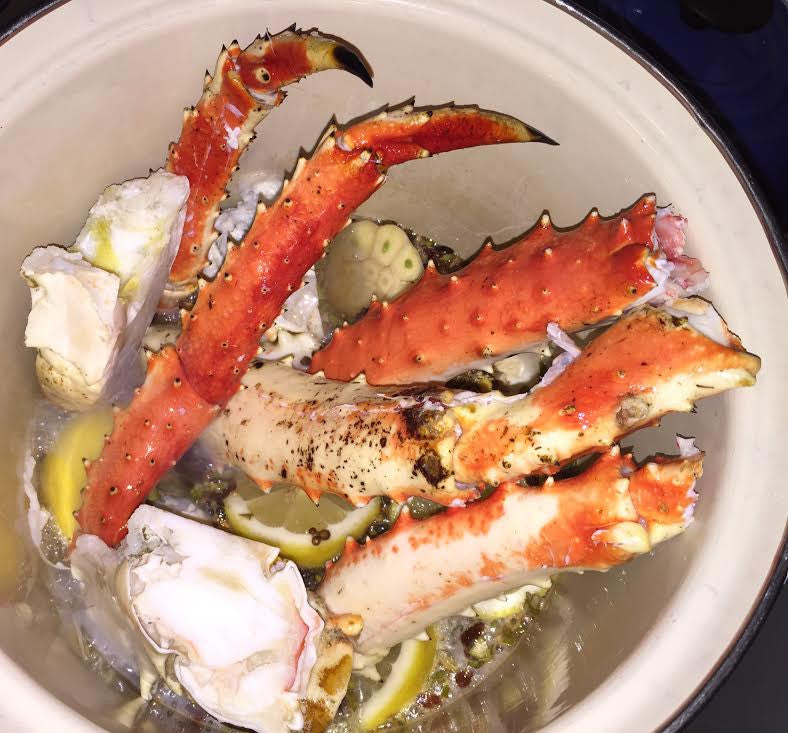 The Simplest Steamed Alaskan King Crab Legs - foodiecrush