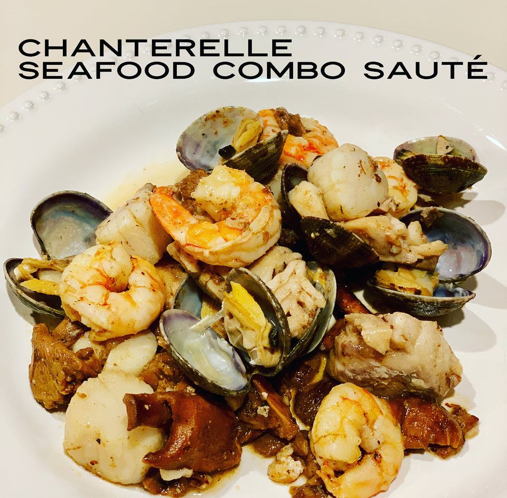 Chanterelle Seafood Combo Saute OlympiaSeafood